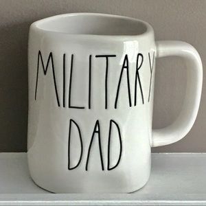 Rae Dunn MILITARY DAD Coffee Mug Tea Cup